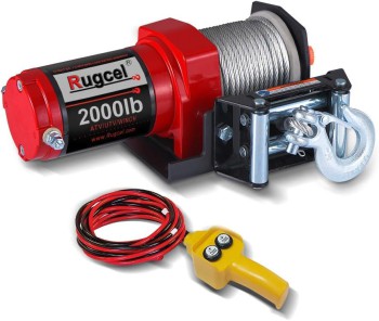 RUGCEL WINCH 2000lb Electric Winch Kit