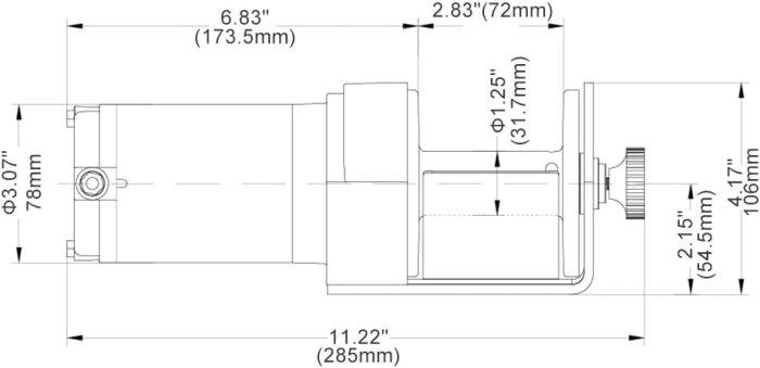 RUGCEL WINCH 2000lb Electric Winch Kit (image 4)